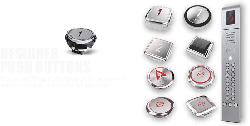 Elevator Accessories, Components, Fixtures, Spare Parts, COP LOP Buttons