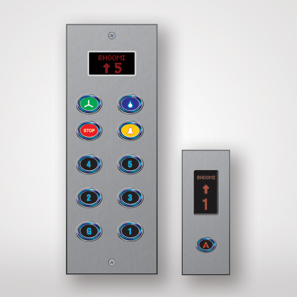 Elevators Buttons - Elevator COP, LOP, COP Buttons, Elevator Buttons Series, Elevator Fixtures - Manufacturers & Suppliers in Mumbai - Bhoomi Components